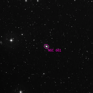 DSS image of NGC 661