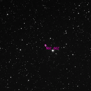 DSS image of NGC 662