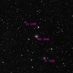 DSS image of NGC 6646