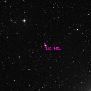 DSS image of NGC 6651