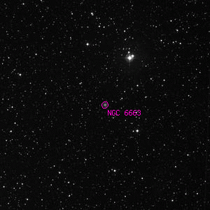 DSS image of NGC 6663