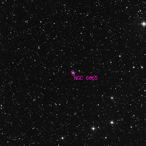 DSS image of NGC 6665