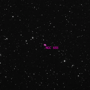 DSS image of NGC 666