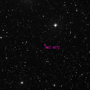 DSS image of NGC 6672