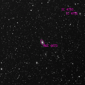 DSS image of NGC 6673