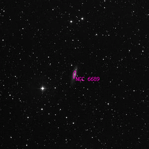 DSS image of NGC 6689