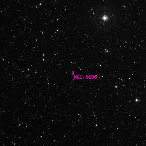 DSS image of NGC 6696