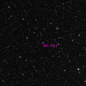 DSS image of NGC 6713