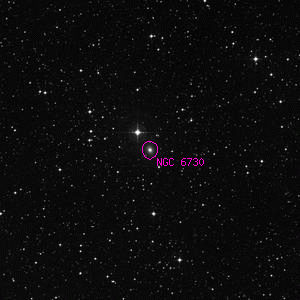DSS image of NGC 6730