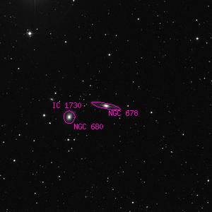 DSS image of NGC 678