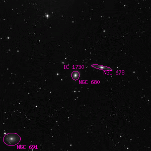 DSS image of NGC 680
