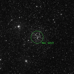 DSS image of NGC 6819