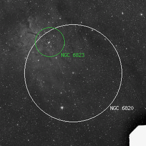 DSS image of NGC 6820