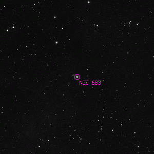 DSS image of NGC 683