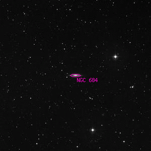 DSS image of NGC 684
