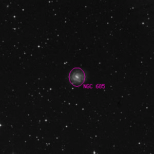 DSS image of NGC 685
