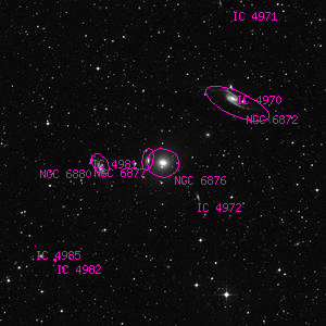 DSS image of NGC 6876