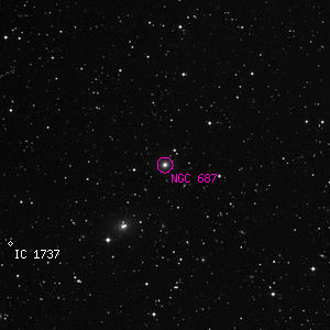 DSS image of NGC 687