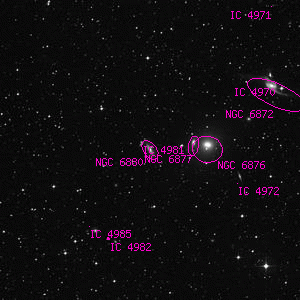 DSS image of NGC 6880