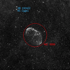 DSS image of NGC 6888