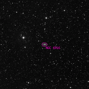 DSS image of NGC 6916