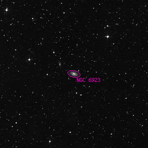 DSS image of NGC 6923