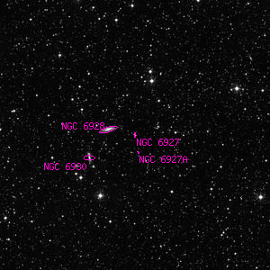 DSS image of NGC 6927
