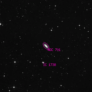 DSS image of NGC 701