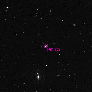 DSS image of NGC 702