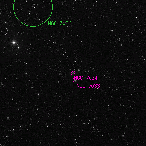 DSS image of NGC 7034