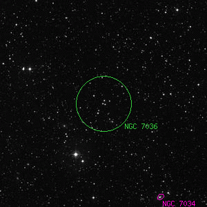 DSS image of NGC 7036