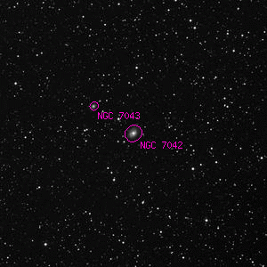 DSS image of NGC 7042