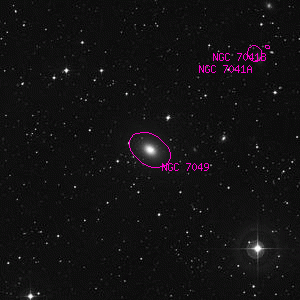 DSS image of NGC 7049