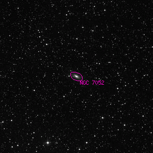 DSS image of NGC 7052