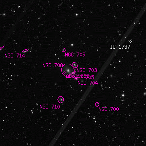 DSS image of NGC 705