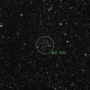 DSS image of NGC 7062