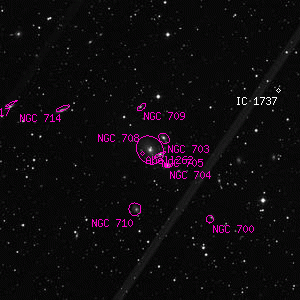 DSS image of NGC 708