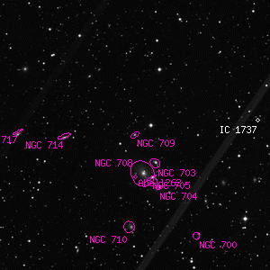 DSS image of NGC 709