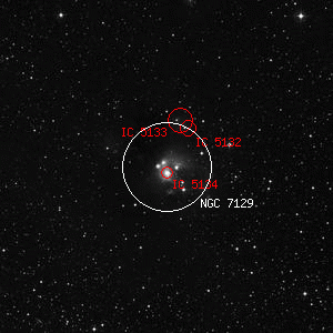 DSS image of NGC 7129