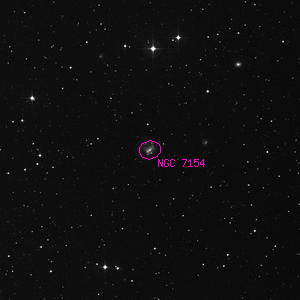 DSS image of NGC 7154
