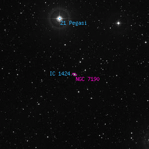 DSS image of NGC 7190
