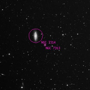 DSS image of NGC 7313