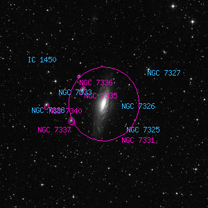 DSS image of NGC 7331