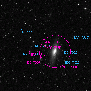DSS image of NGC 7335