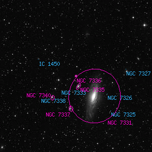 DSS image of NGC 7336