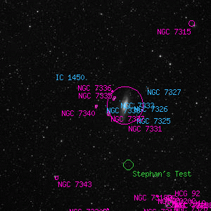 DSS image of NGC 7338