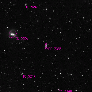DSS image of NGC 7358