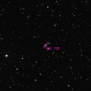 DSS image of NGC 735
