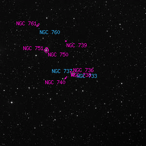 DSS image of NGC 737