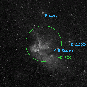 DSS image of NGC 7380